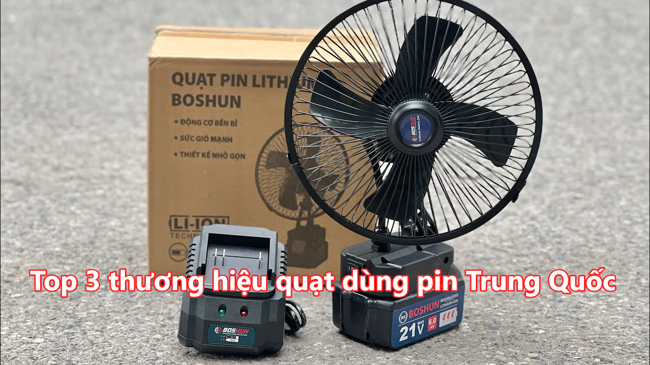 Quạt Dùng Pin Trung Quốc: Giải Pháp Làm Mát Tiện Lợi Và Kinh Nghiệm Chọn Mua