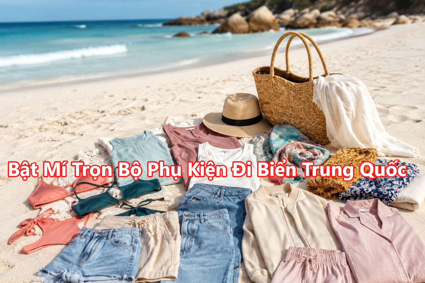 Bật Mí Trọn Bộ Phụ Kiện Đi Biển