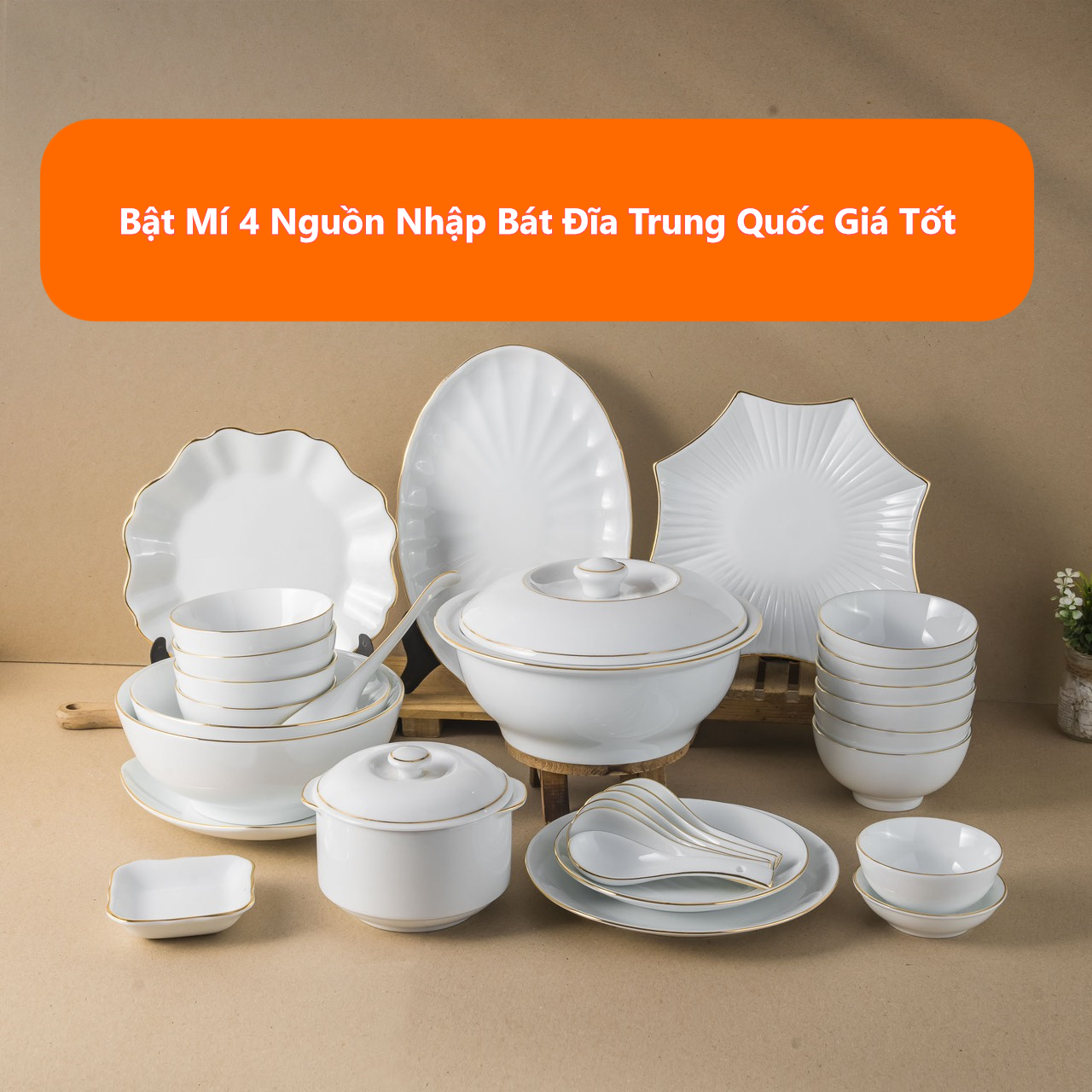 Bật Mí 4 Nguồn Nhập Bát Đĩa Trung Quốc Giá Tốt