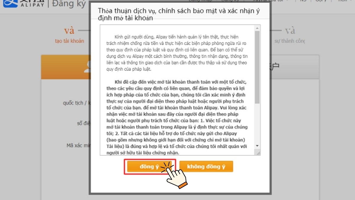 Hướng dẫn cách tạo tài khoản Alipay mới nhất 2026