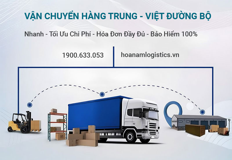 Dịch vụ vận chuyển hàng Trung - Việt bằng đường bộ nhanh, rẻ