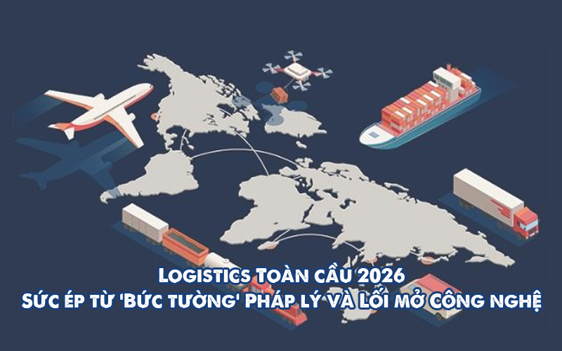 Logistics Toàn cầu 2026: Sức ép từ 'Bức tường' Pháp lý và Lối mở Công nghệ