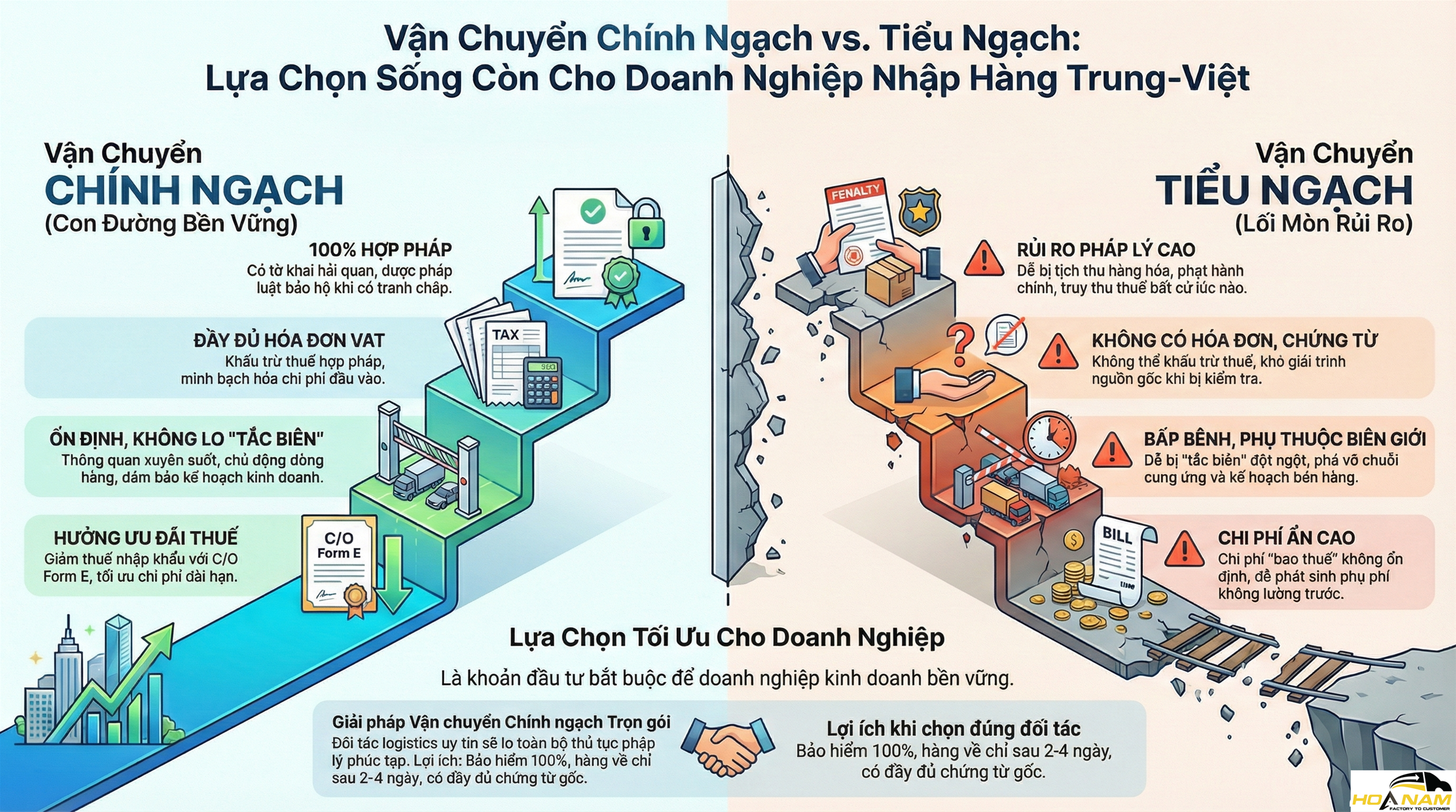 So sánh nhanh Chính ngạch và Tiểu ngạch
