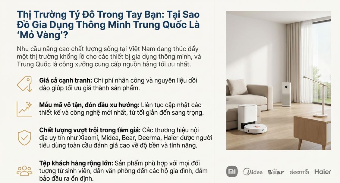 Tại sao đồ gia dụng Trung Quốc chiếm lĩnh thị trường?