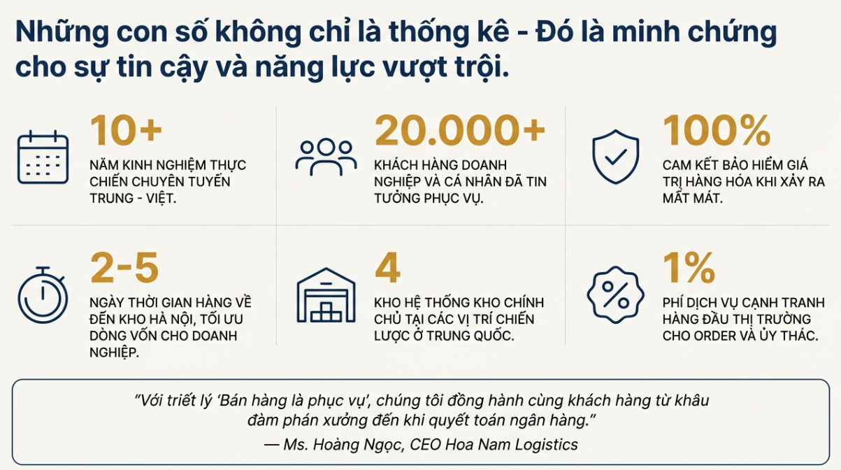 Công ty vận chuyển Trung Việt uy tín hàng đầu Việt Nam
