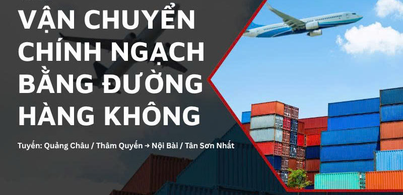 Vận chuyển chính ngạch đường hàng không